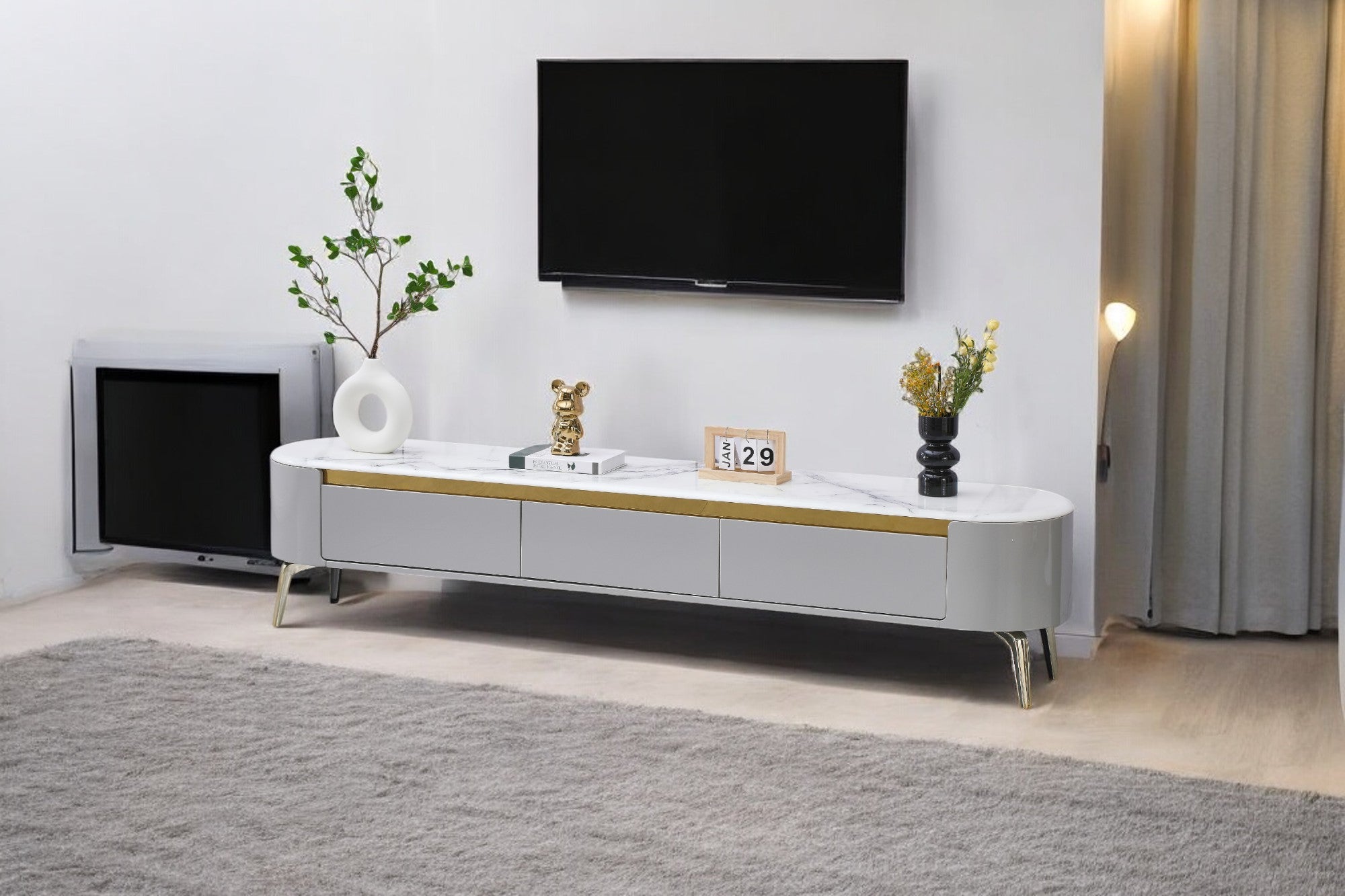 Tv stand set - 4