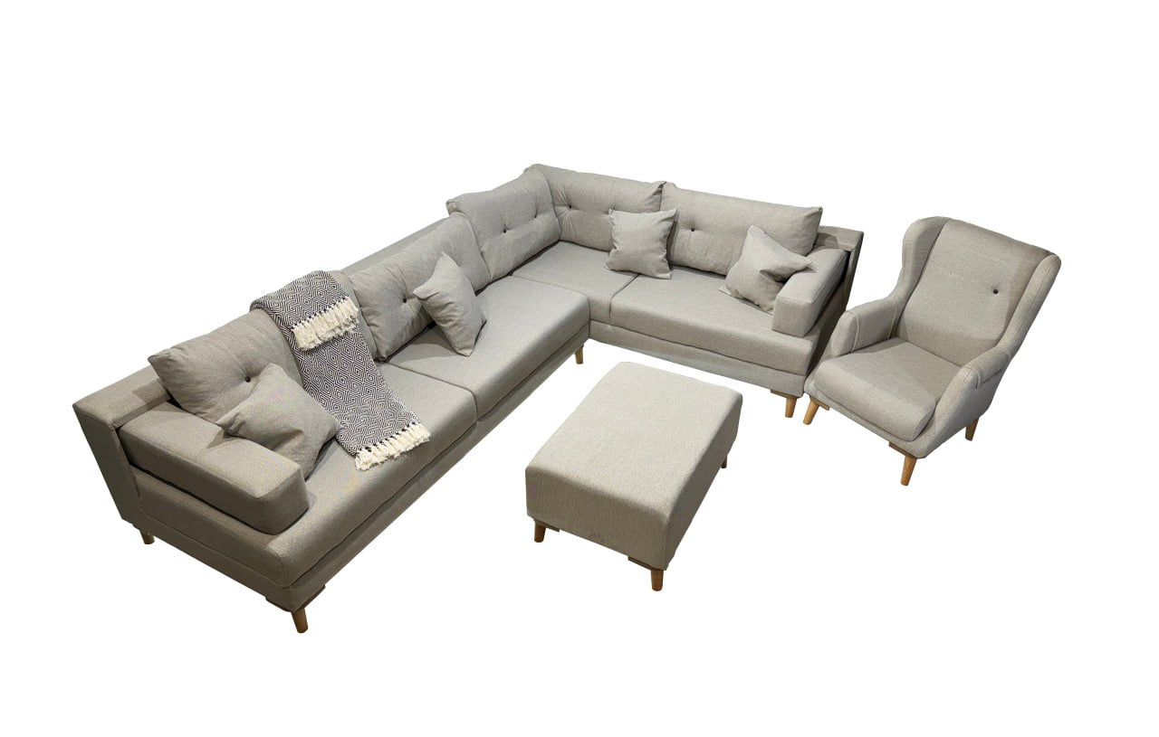 New York Sofa Set &amp; Corner Sofa - Cotton