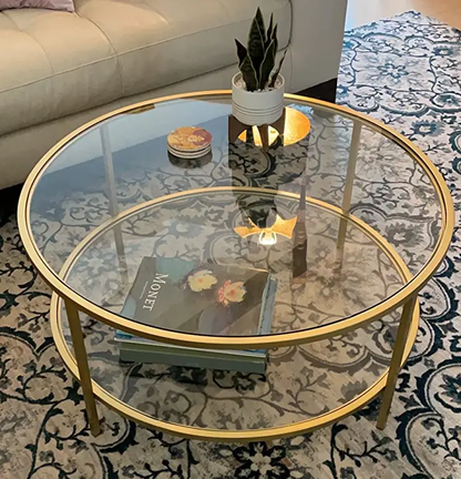 Upgrade your living space with the Q&amp;P Furniture Coffee Table DA4145. Modern design, built-in storage, and sleek durability make it a must-have for any home.