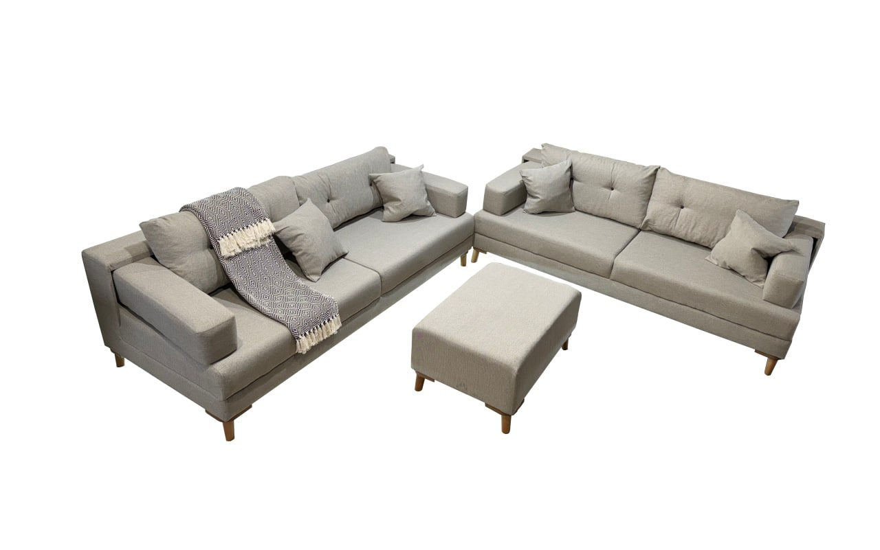 New York Sofa Set &amp; Corner Sofa - Cotton