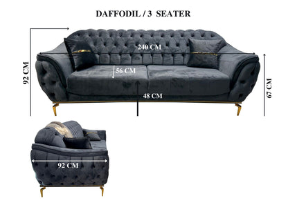 Upgrade your living space with the Q&amp;P Furniture Daffodil Sofa. Modern design, plush comfort, and durable build make it the perfect choice for any home.