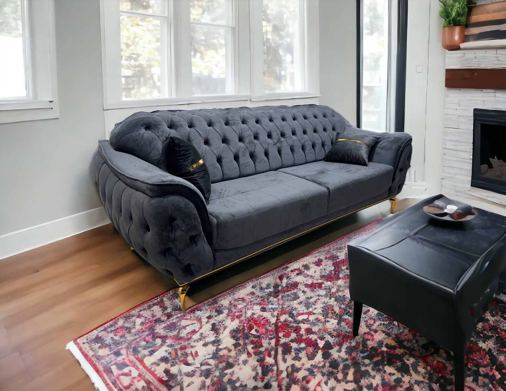 Upgrade your living space with the Q&amp;P Furniture Daffodil Sofa. Modern design, plush comfort, and durable build make it the perfect choice for any home.