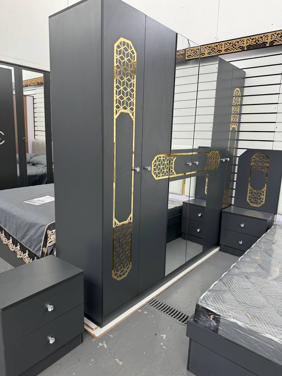 Royal Bedroom set with storage bed