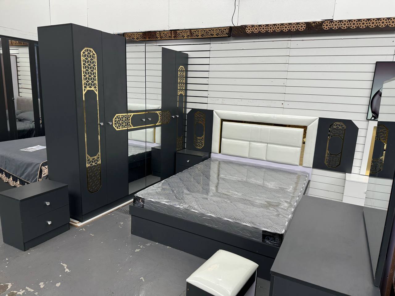 Royal Bedroom set with storage bed