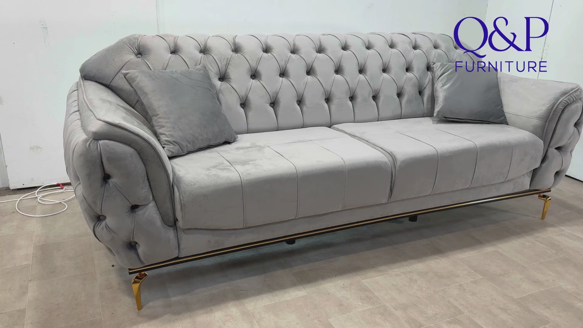 Upgrade your living space with the Q&amp;P Furniture Daffodil Sofa. Modern design, plush comfort, and durable build make it the perfect choice for any home.