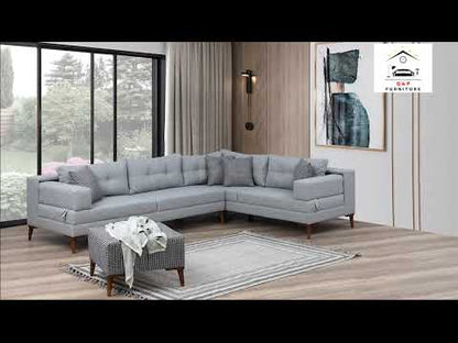 New York Sofa Set &amp; Corner Sofa - Cotton